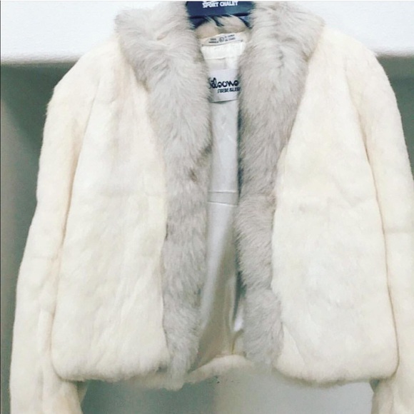 Wilson's Suede & Leather Jackets & Blazers - Vintage 80's Fox & Rabbit Fur Wilson Lather Fur